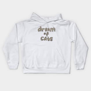 dream of cats Kids Hoodie